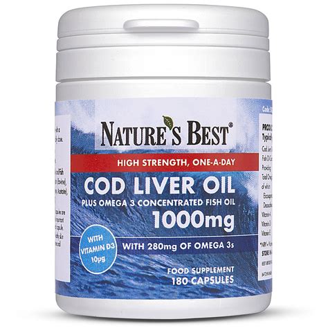 cod liver oil capsules.